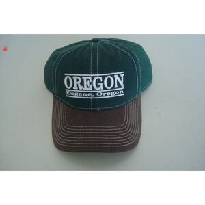 OREGON DUCKS THE GAME    BEACH GOLF STRAPBACK  DEADSTOCK HAT CAP VINTAGE H2